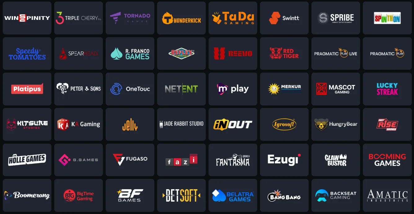 garrisonbet casino providers